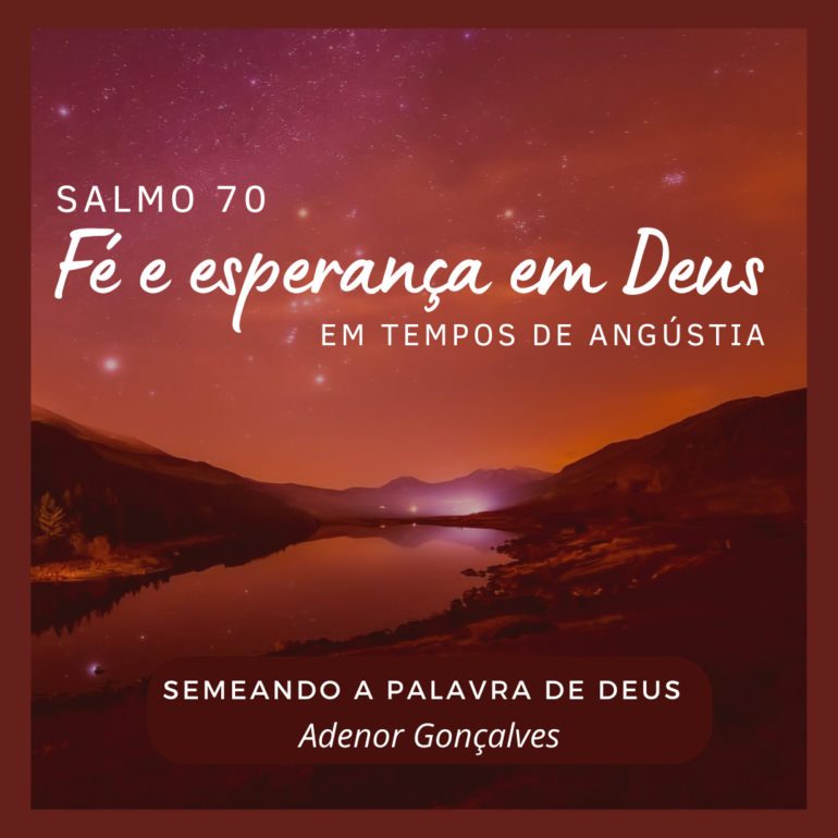 FÉ É DEPENDER DE DEUS